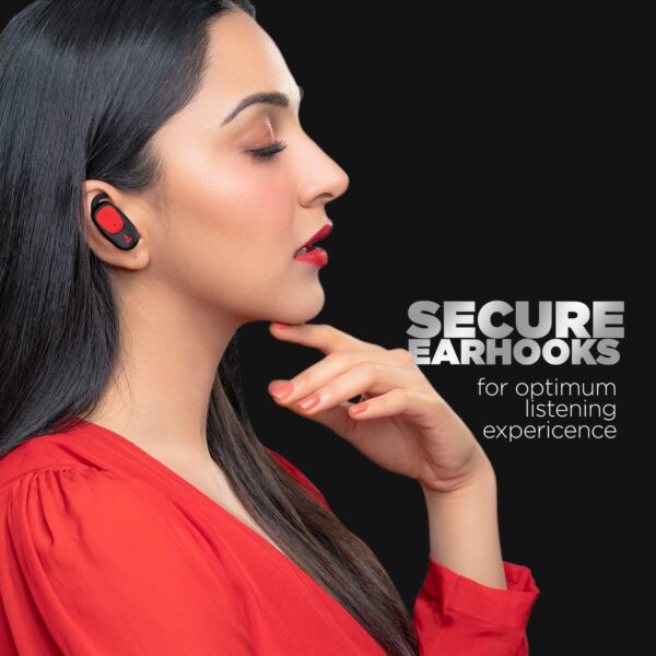 boAt Airdopes 201 Bluetooth Truly Wireless Earbuds with Mic(Raging Red) 7