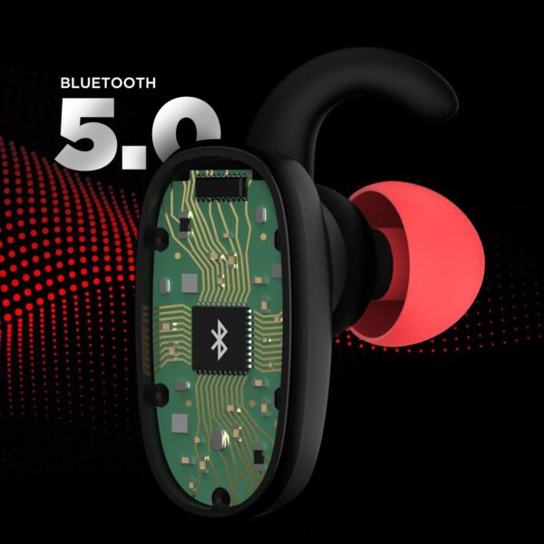 boAt Airdopes 201 Bluetooth Truly Wireless Earbuds with Mic(Raging Red) 6
