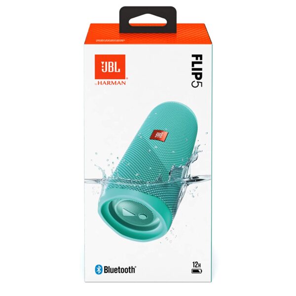 JBL Flip 5 20 W IPX7 Waterproof Bluetooth Speaker with PartyBoost (Without Mic, Teal) 7