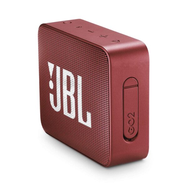 JBL Go 2, Wireless Portable Bluetooth Speaker (Ruby Red) 3