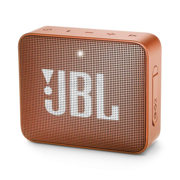 JBL Go 2 Portable Bluetooth Speaker with mic (Coral Orange) 1
