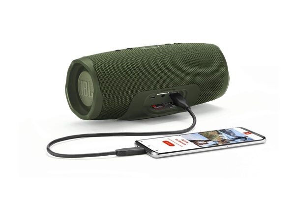 JBL Charge 4 Powerful Portable Bluetooth Speaker (Green) 2