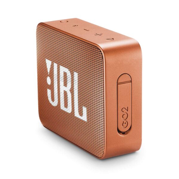 JBL Go 2 Portable Bluetooth Speaker with mic (Coral Orange) 3