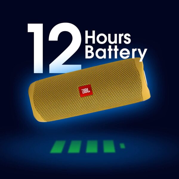 JBL Flip 5 Wireless Portable Bluetooth Speaker (Yellow) 7