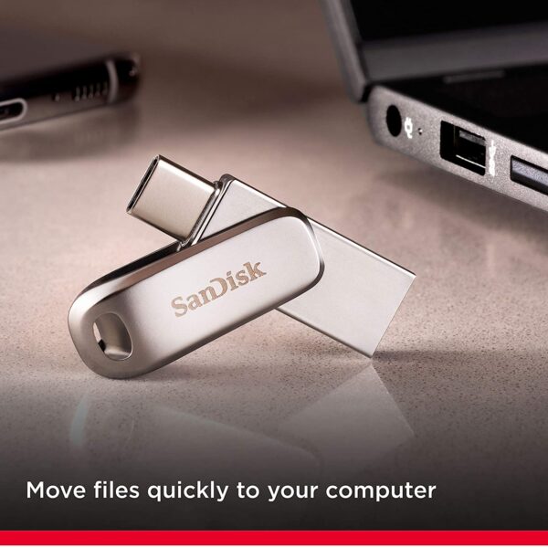 SanDisk Ultra Dual Drive Luxe Type C Flash Drive (32GB) 3