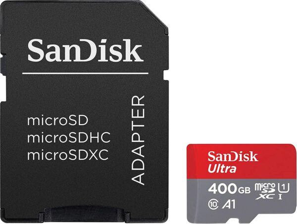 SanDisk 400GB Class 10 MicroSD Card with Adapter 4