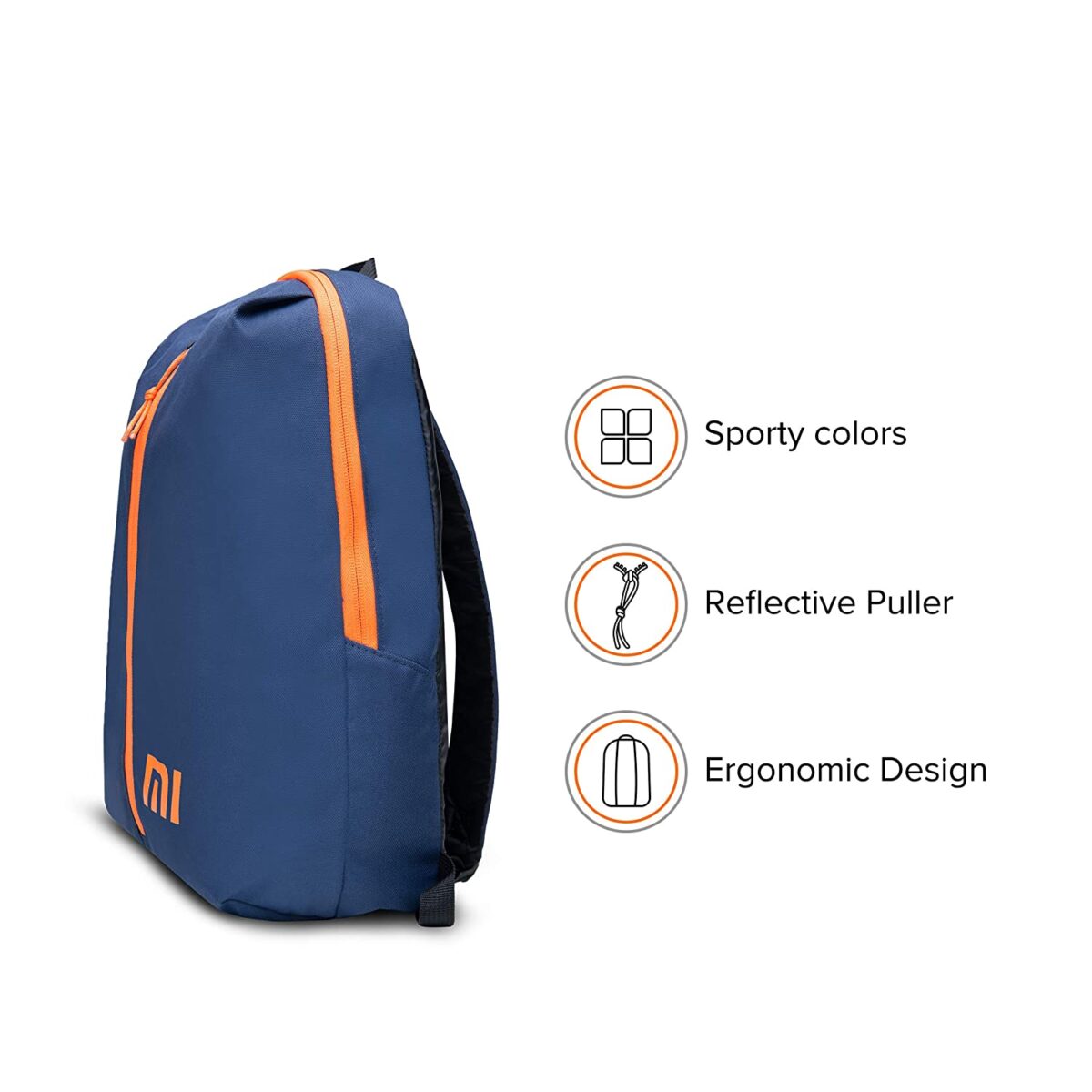 Mi Step Out 12 L Mini Backpack (Small Size, Dark Blue, Water Repellant)