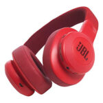 JBL E55BT Wireless Over-Ear Headphones with Mic (Red)