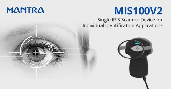 MANTRA MIS100V2 Single IRIS Scanner USB 4
