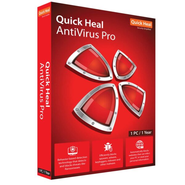 Quick Heal Antivirus Pro (1 PC, 1 Year) Total Security for Android (1 Device, 1 Year) 3