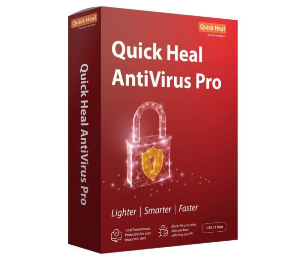Quick Heal AntiVirus Pro- 1 PC, 3 Years 1