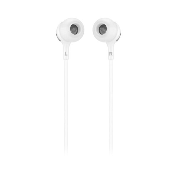 JBL LIVE100 in-Earphone with in-Line Microphone and Remote (White) 1