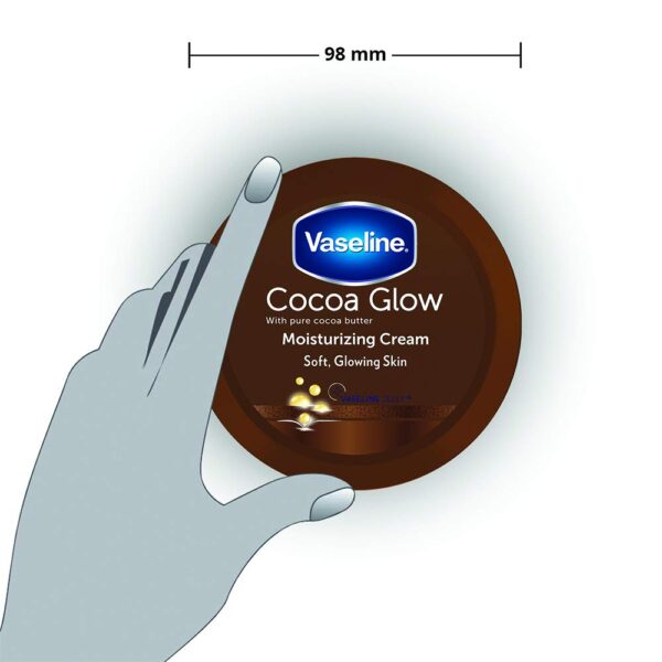 Vaseline Cocoa Glow Moisturizing Cream for Dry skin- (250 ml) 2