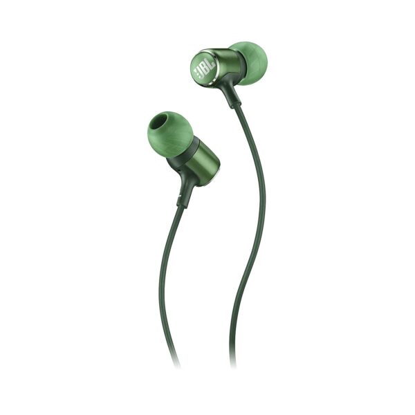 JBL LIVE100 in-Earphone with in-Line Microphone and Remote (Green) 2