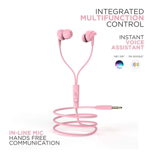 boAt Bassheads 100 Wired Earphones (Taffy Pink) 6