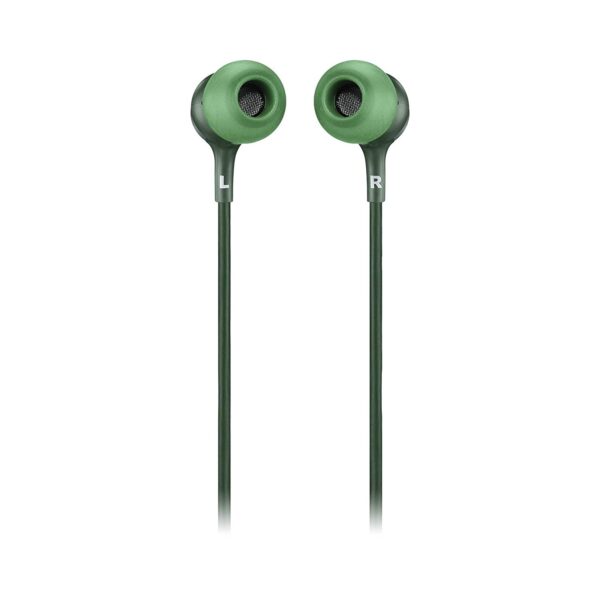 JBL LIVE100 in-Earphone with in-Line Microphone and Remote (Green) 4