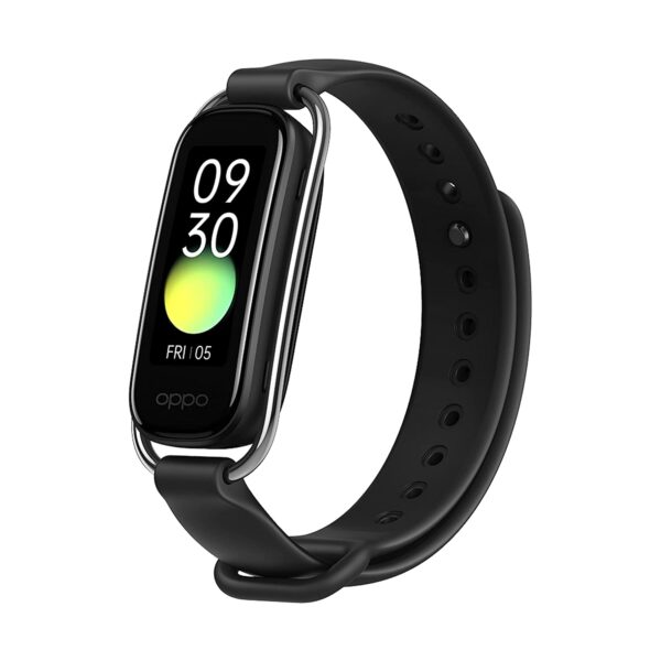 OPPO Smart Band with Extra Sport Strap - 5ATM Water Resistant, Supports Android and iOS (black) 1