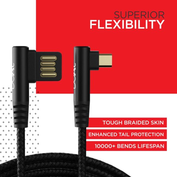 boAt Micro USB L70 Cable Black, (3A Fast Charging & 480 Mbps Data Sync) 2