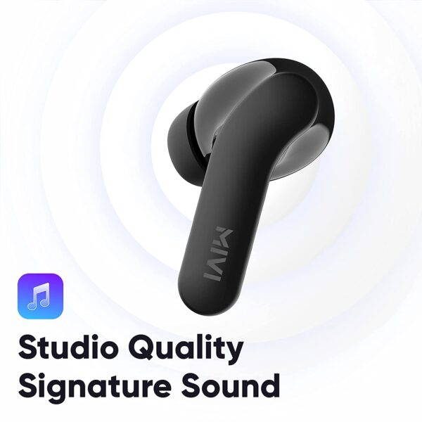 Mivi DuoPods A25 True Wireless Earbuds Powerful Bass (Black) 2