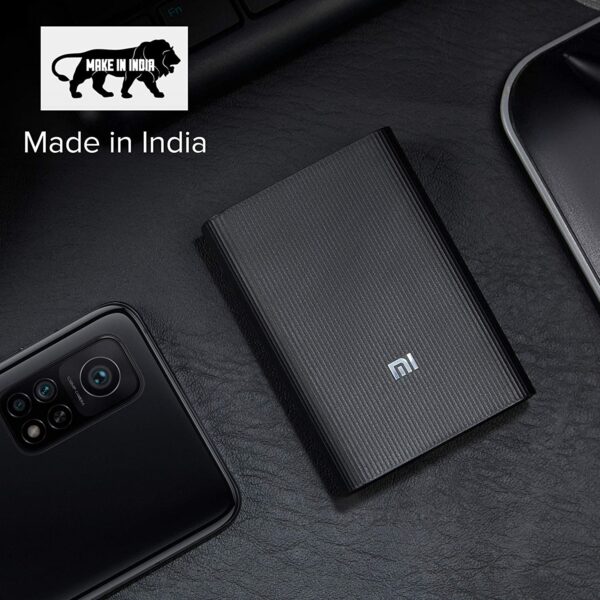 Mi Pocket Power Bank Pro Black 10000mAh, Triple Output and Dual Input Port | 22.5W Ultra Fast Charging 2