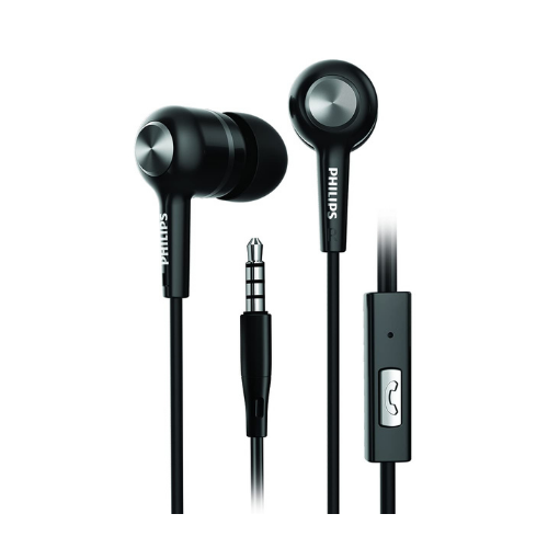 Philips Audio SHE1505 in-Ear Rich Bass Headphones (Black) 1