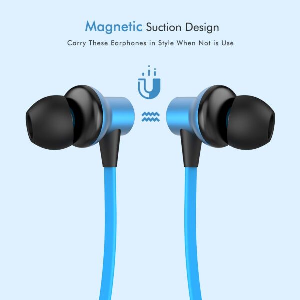 pTron Bassfest Plus Magnetic in-Ear Bluetooth 5.0 Wireless Headphones 3