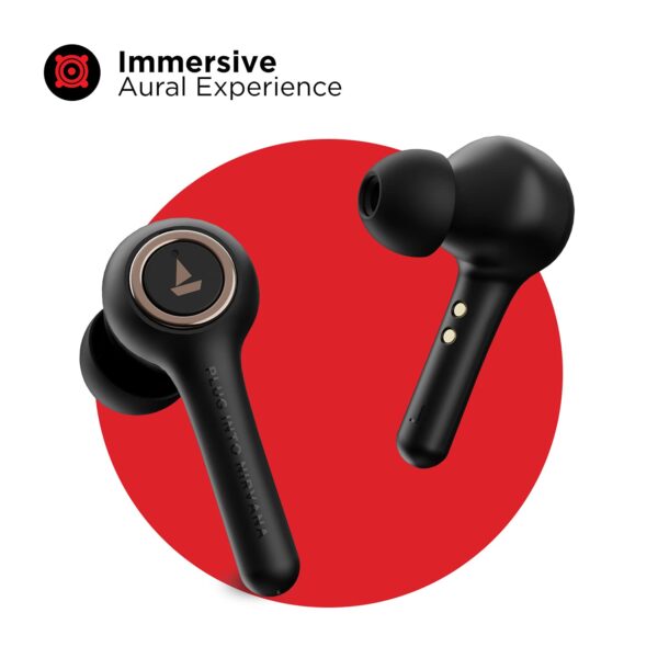 boAt Airdopes 511V2 Bluetooth Truly Wireless Earbuds with Mic(Black) 4