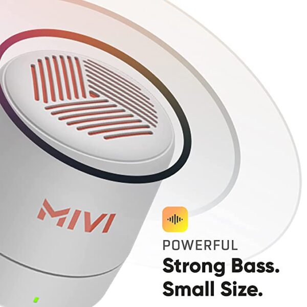 Mivi Play Bluetooth Speaker (White) 3