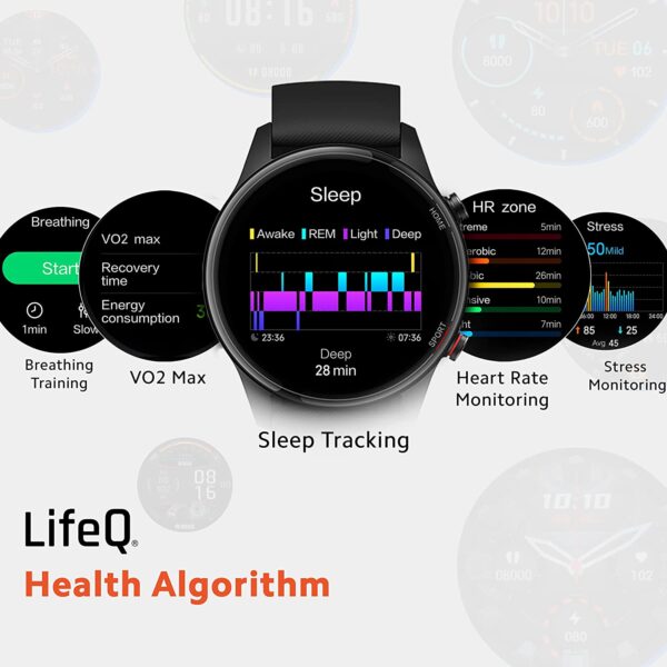 Mi Watch Revolve Active, SpO2 and Sleep Monitor (Black) 5