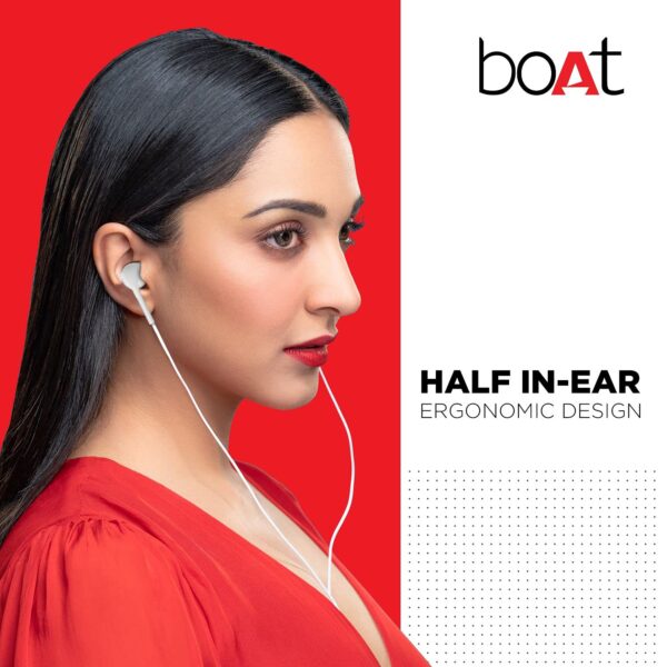 Boat Bassheads 105 in-Ear Wired Headset(White) 6