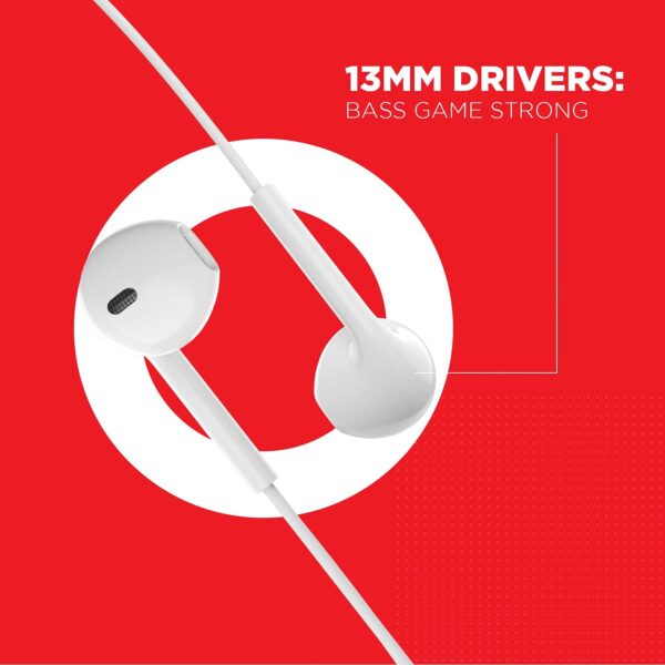 Boat Bassheads 105 in-Ear Wired Headset(White) 5