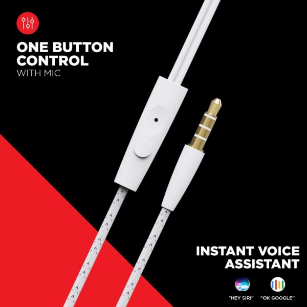 Boat Bassheads 105 in-Ear Wired Headset(White) 2