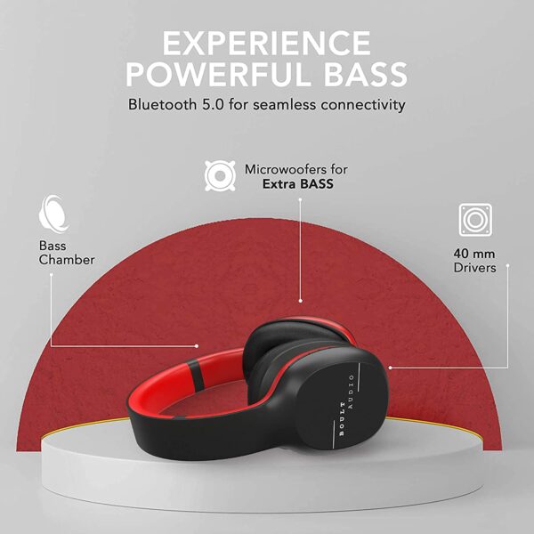 Boult Audio ProBass Thunder Over-Ear Wireless Bluetooth Headphones 4