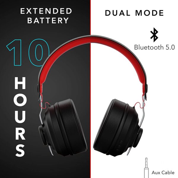 Boult Audio Over-Ear Wireless Bluetooth Headphones 3