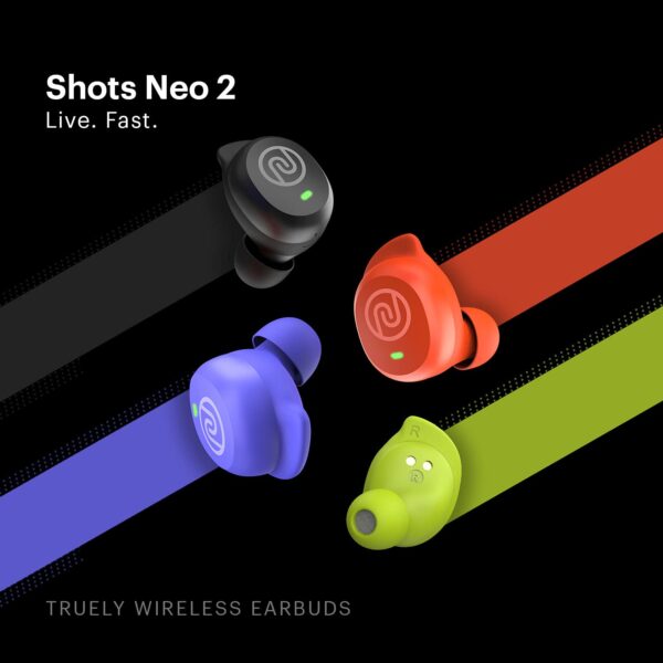 Noise Shots Neo 2 Wireless Earbuds (Raven Black) 6