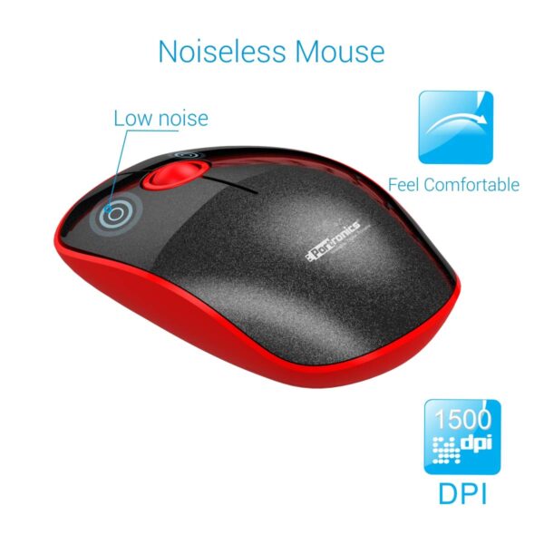 Portronics Key2-A Combo of Multimedia Wireless Keyboard & Mouse 5