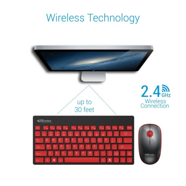 Portronics Key2-A Combo of Multimedia Wireless Keyboard & Mouse 4