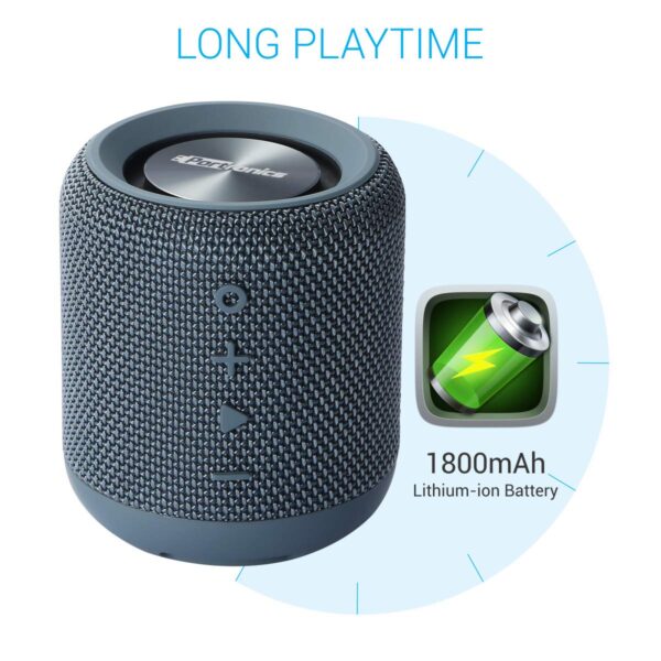 Portronics SoundDrum Wireless Bluetooth 4.2 Stereo Speaker (Blue) 3