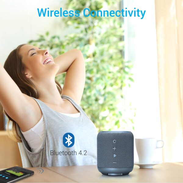 Portronics SoundDrum Wireless Bluetooth 4.2 Stereo Speaker (Blue) 7