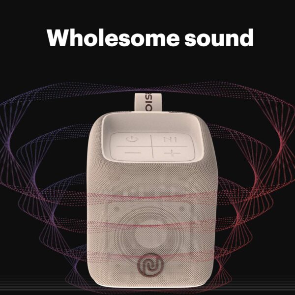 Noise Vibe 5W Wireless Bluetooth Speaker - (Rose Beige) 5