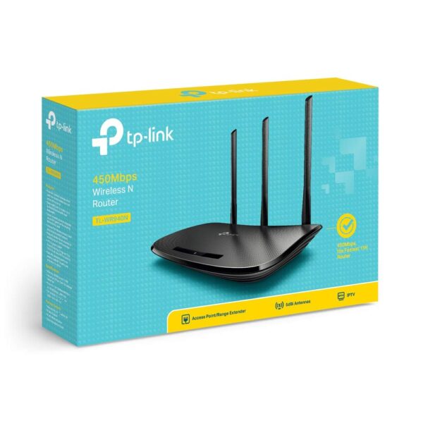 TP-Link TL-WR940N 450Mbps WiFi Wireless Router 5