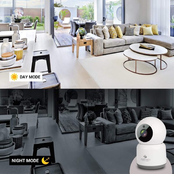Zebronics Zeb Smart Cam 101 Smart WiFi PTZ Indoor Camera (1080p) 5