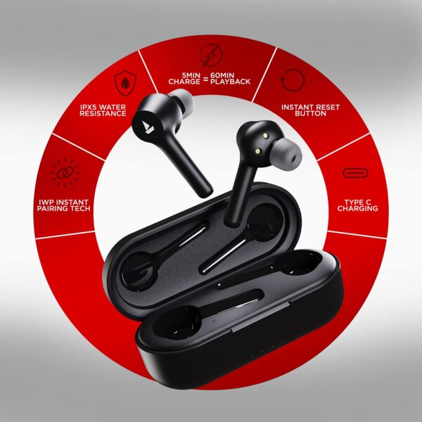 boAt Airdopes 281 Pro Bluetooth Truly Wireless Earbuds (Active Black) 3