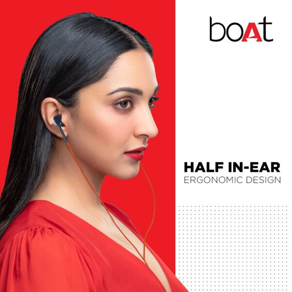 Boat Bassheads 105 in-Ear Wired Headset(Blue) 6
