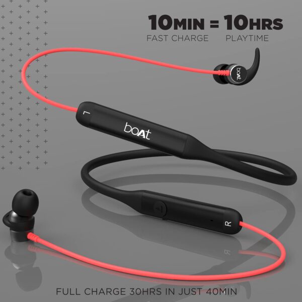boAt Rockerz 330 Wireless Neckband(Raging Red) 2