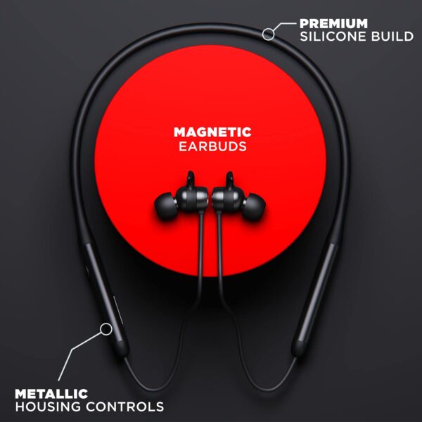 boAt Rockerz 330 Bluetooth Wireless Neckband (Active Black) 2