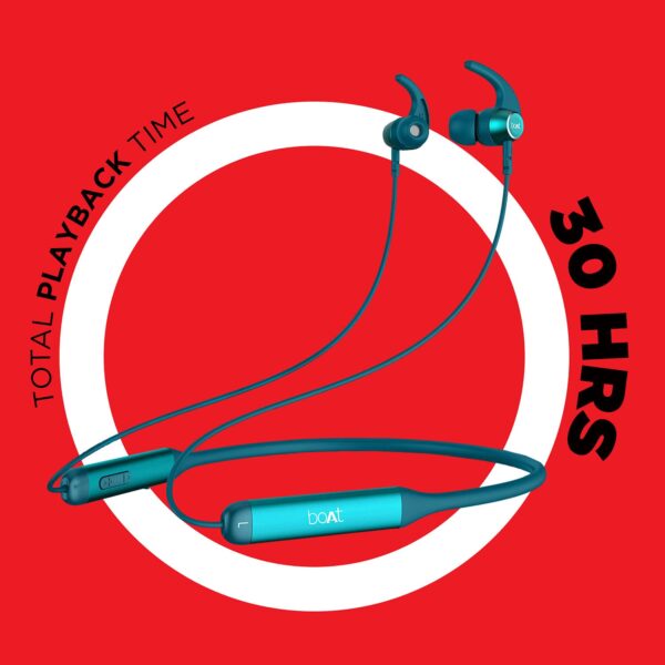 boAt Rockerz 330 Wireless Neckband(Teal Green) 5