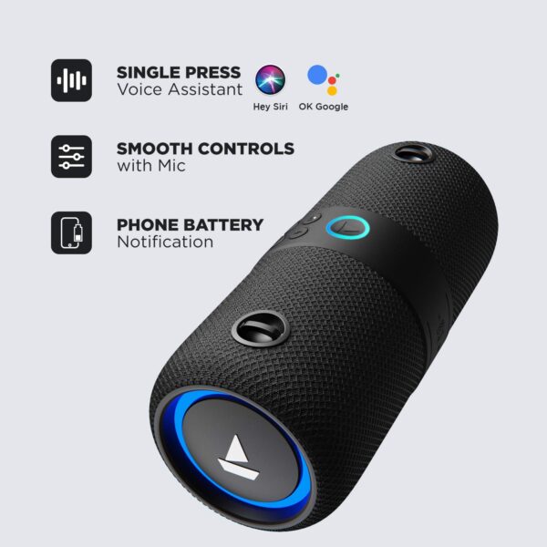 boAt Stone 1200 14W Bluetooth Speaker (Black) 2