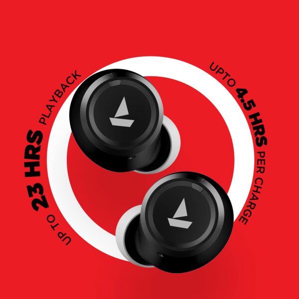 boAt Airdopes 391 True Wireless Earbuds (Active Black) 2