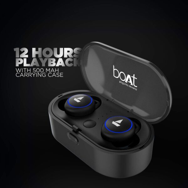 boAt Airdopes 311v2 Bluetooth Truly Wireless Earbuds with Mic(Active Black) 3